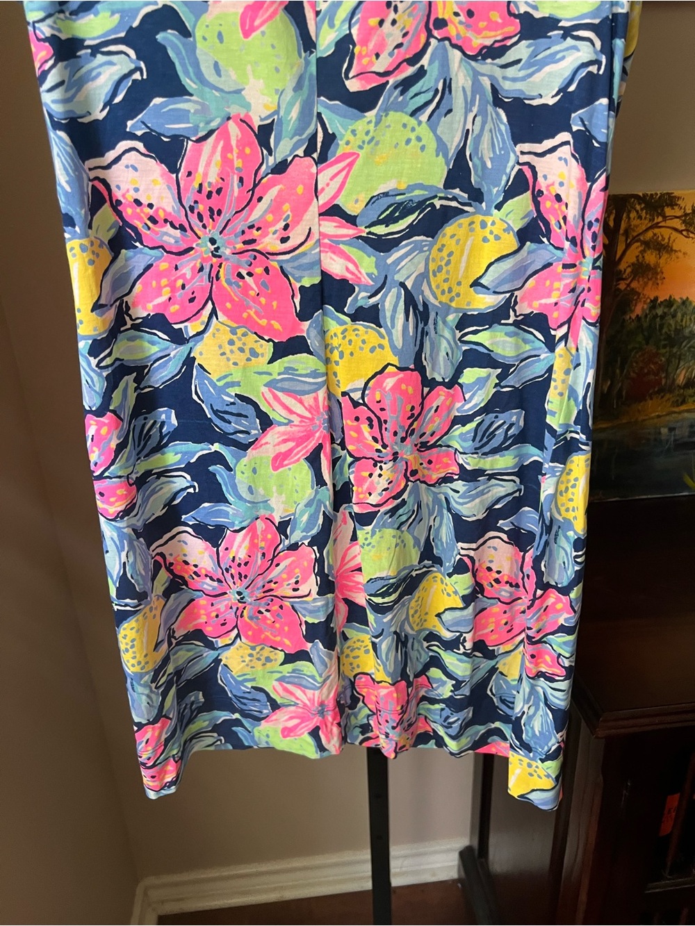 Lilly Pulitzer Marlowe boat neck capri dress 100% pima cotton - Picture 8 of 8